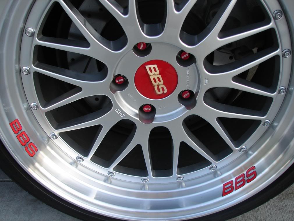 Red BBS Lug nuts conversion E46Fanatics